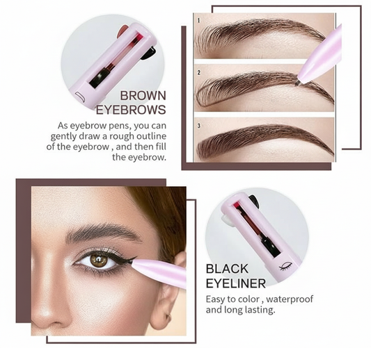 All-in-One 4-in-1 Makeup Pencil – Effortless Beauty