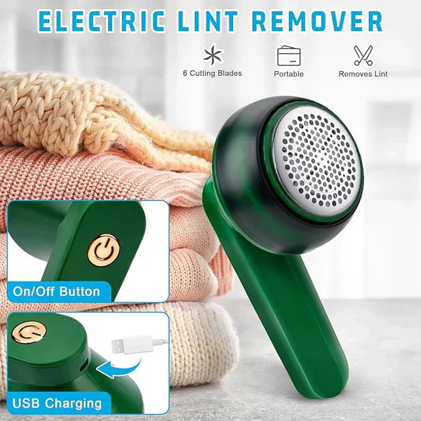 ⚡ SwiftClean Pro – Rechargeable Lint & Fabric Remover